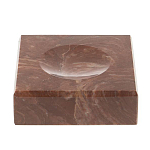 Подставка под шар квадратная из натурального камня Лемезит Natural Stone Sphere Stands варинант исполнения - 1 | Loft Concept в Омске