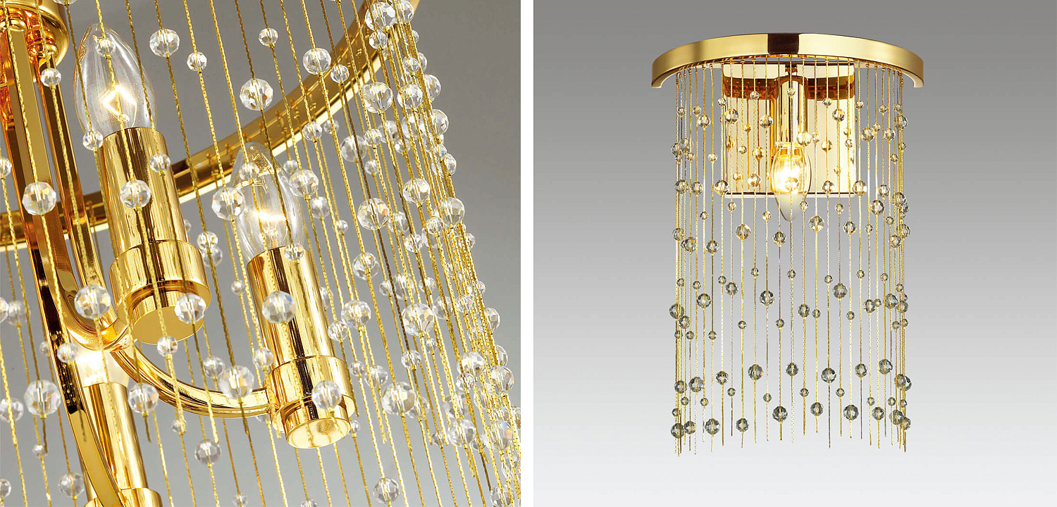 Бра Hailstorm Rain Wall lamp gold - Loft-Concept в Омске
