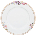 Сервиз столовый из фарфора белый с цветочным принтом на 6 персон 23 предмета Flower Porcelain Collection варинант исполнения - 3 | Loft Concept в Омске