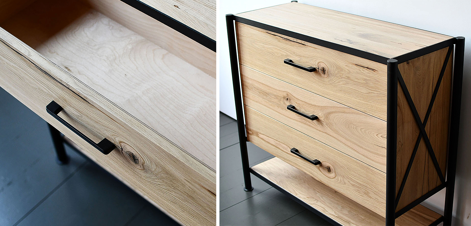 Комод в стиле лофт Terrence Industrial Metal Rust Chest of Drawers Комод в стиле лофт Terrence Industrial Metal Rust Chest of Drawers - Loft-Concept в Омске