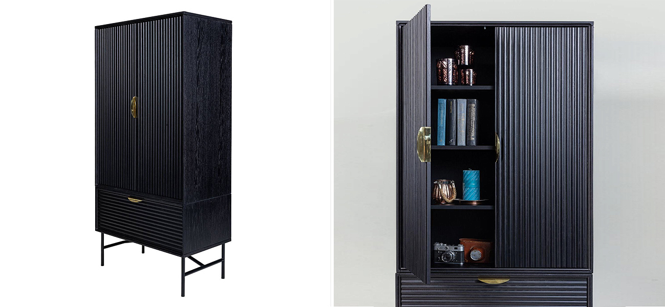 Шкаф Antique Order Черный Шкаф Antique Order Черный - Loft-Concept в Омске