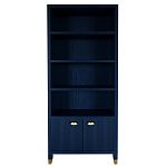 Книжный Стеллаж Elsa Dreams Blue с задней стенкой варинант исполнения - 6 | Loft Concept в Омске