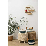 Корзина для хранения с ручками Interlacement Green  варинант исполнения - 6 | Loft Concept в Омске