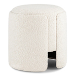 Дизайнерский Пуф Букле Poof Alice White Boucle  варинант исполнения - 1 | Loft Concept в Омске