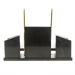 Настольный письменный набор из мрамора и змеевика с гербом России Marble Accessory варинант исполнения - 4 | Loft Concept в Омске