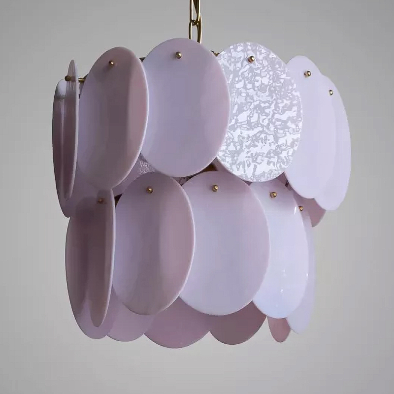 Люстра Pink Sunset Розовый Золотой Люстра Pink Sunset Розовый Золотой в Омске | Loft Concept