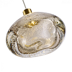 Подвесной светильник с прозрачным стеклянным плафоном округлой формы Effervia  варинант исполнения - 9 | Loft Concept в Омске