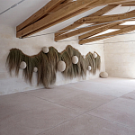 Большая дизайнерская Инсталляция из соломы RAFFIA Installation  варинант исполнения - 6 | Loft Concept в Омске