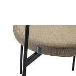 Стул металлический с мягкой спинкой и сиденьем Alfie Chair варинант исполнения - 9 | Loft Concept в Омске