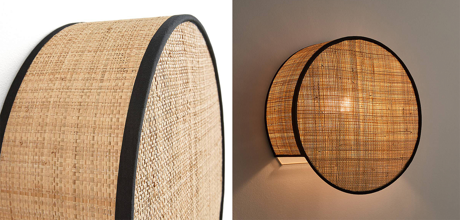 Бра Ottar Wicker Raffia - Loft-Concept в Омске