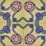 Плитка дизайнерская с узором Дива варинант исполнения - 2 | Loft Concept в Омске