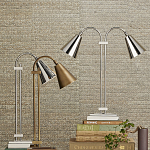 Настольная лампа c двумя поворотными плафонами TwoDirections варинант исполнения - 5 | Loft Concept в Омске