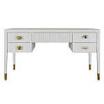 Письменный стол с 4-мя ящиками Elsa Dreams White варинант исполнения - 7 | Loft Concept в Омске