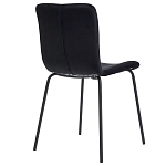 Стул черный с обивкой из велюра Black Archie Chair варинант исполнения - 3 | Loft Concept в Омске