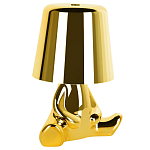 Настольная лампа фигурная золотого цвета с гладким абажуром Высота 16 см Sophia варинант исполнения - 2 | Loft Concept в Омске