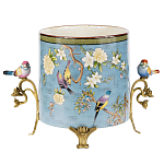 Фарфоровое кашпо с птицами Eden Garden варинант исполнения - 1 | Loft Concept в Омске