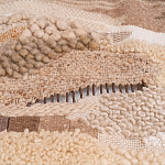 Тканый вручную монументальный настенный гобелен Earth Flow варинант исполнения - 2 | Loft Concept в Омске