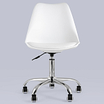 Офисный стул на металлическом основании EGGERY White варинант исполнения - 4 | Loft Concept в Омске