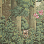 Обои ручная роспись Redwoods Sequoia colourway on Aurore scenic paper варинант исполнения - 1 | Loft Concept в Омске