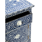 Комод инкрустация костью ORIENTAL Indian синий орнамент варинант исполнения - 6 | Loft Concept в Омске