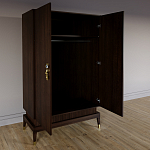 Платяной шкаф Elsa Dreams Walnut с 2-мя фасадами варинант исполнения - 1 | Loft Concept в Омске