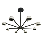 Люстра черного цвета на штанге Noir Supernova варинант исполнения - 4 | Loft Concept в Омске