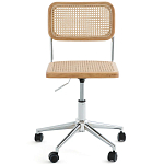 Офисный стул из ротанга на колёсах June Rattan Wicker Chair варинант исполнения - 2 | Loft Concept в Омске