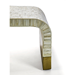 Стол журнальный Белый  BONE INLAY SIDE TABLE-Cream варинант исполнения - 3 | Loft Concept в Омске