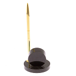 Часы настольные с ручкой из натурального камня Stone Clock варинант исполнения - 3 | Loft Concept в Омске