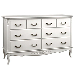 Комод белый из массива бука в стиле прованс White Provence варинант исполнения - 1 | Loft Concept в Омске