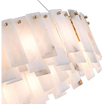 Люстра круглая декорированная натуральным камнем Stone Interior Accent варинант исполнения - 5 | Loft Concept в Омске