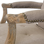 Кресло Aubrey Classical Armchair brown flax варинант исполнения - 4 | Loft Concept в Омске