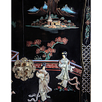 Шкаф черный в китайском стиле  Chinese Cabinet Black варинант исполнения - 2 | Loft Concept в Омске