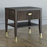 Прикроватная тумбочка с ящиком Elsa Dreams Walnut варинант исполнения - 1 | Loft Concept в Омске