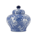 Ваза с крышкой в китайском стиле Гранатовое дерево Blooming Pomegranate варинант исполнения - 9 | Loft Concept в Омске