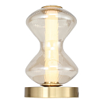 Настольная лампа светодиодная с волнообразным стеклянным плафоном Amphora of Light варинант исполнения - 3 | Loft Concept в Омске