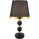 Настольная лампа с абажуром Altera Lampshade Black Gold Table Lamp варинант исполнения - 1 | Loft Concept в Омске