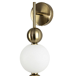 Бра с плафонами шарами из акрила и металла Crystal Globule Spheres Wall Lamp варинант исполнения - 2 | Loft Concept в Омске