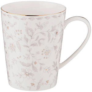 Кружка из фарфора с цветочным принтом 450 мл Floral Charm