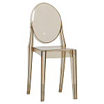 Прозрачный стул с янтарным оттенком LOUIS GHOST CHAIR варинант исполнения - 1 | Loft Concept в Омске