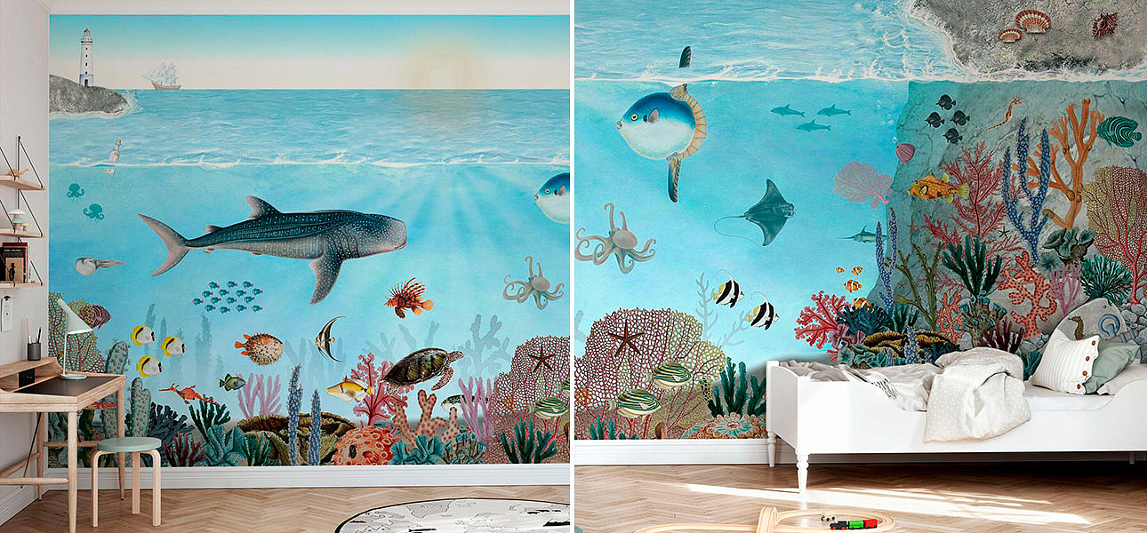 Обои ручная роспись Ocean Lookbook Обои ручная роспись Ocean Lookbook - Loft-Concept в Омске