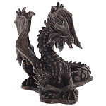 Декоративная статуэтка Дракон Dragon Dark Bronze Statuette варинант исполнения - 3 | Loft Concept в Омске