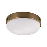 Потолочный светильник круглой формы с белым выпуклым матовым плафоном Feiss варинант исполнения - 1 | Loft Concept в Омске