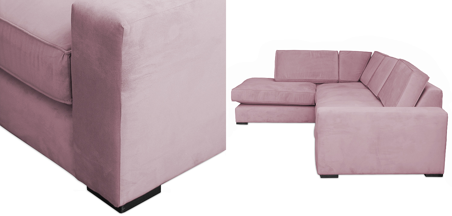 Диван угловой Lombardi Sofa вялая роза Диван угловой Lombardi Sofa вялая роза - Loft-Concept в Омске