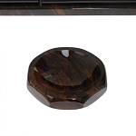 Настольный письменный набор с часами из природного камня обсидиана  Gift for Manager варинант исполнения - 6 | Loft Concept в Омске