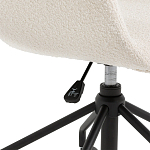 Вращающееся кресло с обивкой букле Boucle Office Chair варинант исполнения - 4 | Loft Concept в Омске