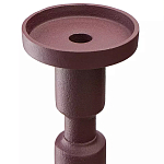 Подсвечник фигурный сливовый Bright Accent 35 см варинант исполнения - 2 | Loft Concept в Омске