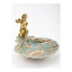 Блюдо с бронзовым ангелом Porcelain Angels of Paradise варинант исполнения - 2 | Loft Concept в Омске