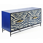 Буфет в гостиную с инкрустацией Bone Inlay Deco Sideboard - Orleans ZEBRA варинант исполнения - 1 | Loft Concept в Омске