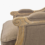 Кресло William Classical Armchair brown flax варинант исполнения - 4 | Loft Concept в Омске